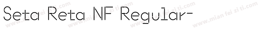 Seta Reta NF Regular字体转换